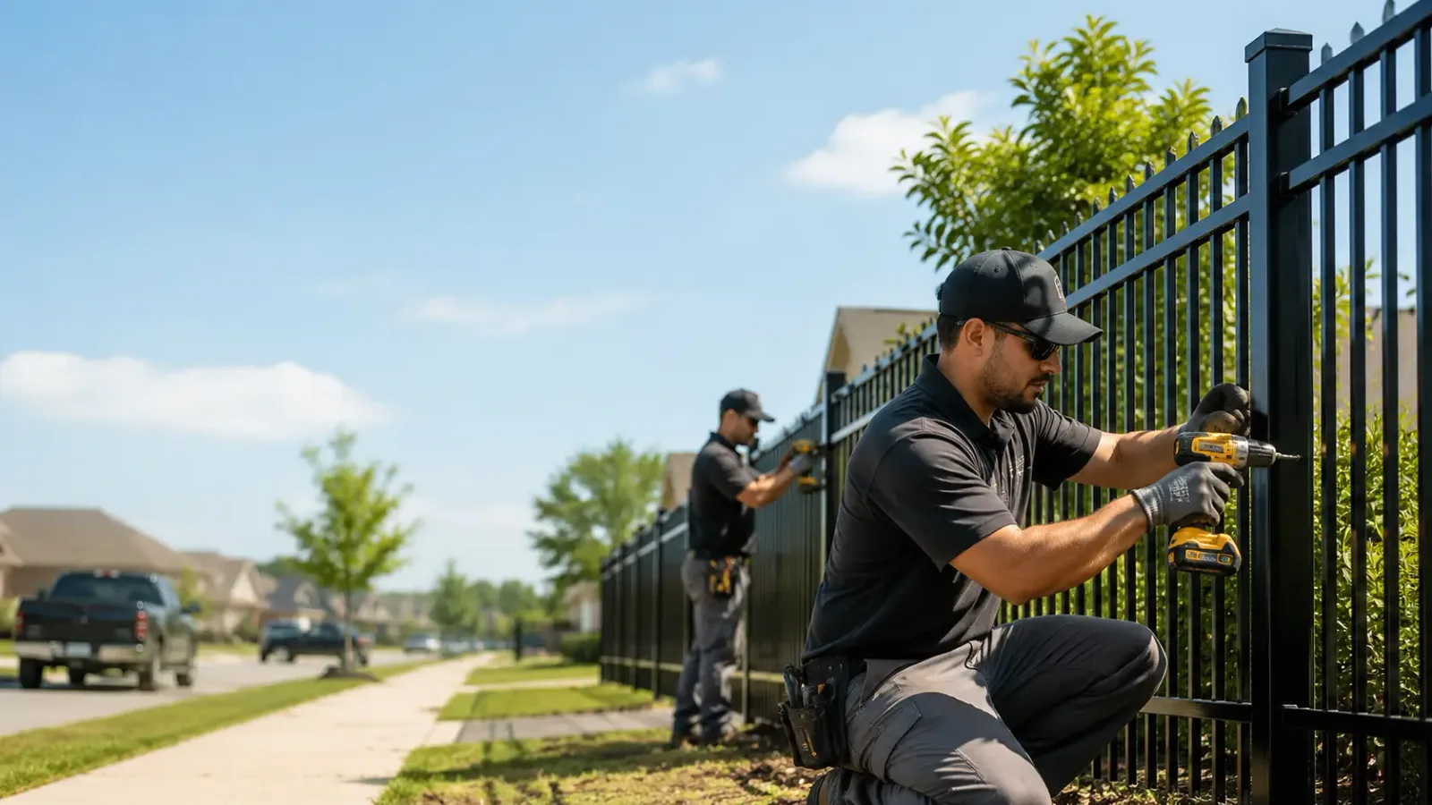 Metal Fence Installation in Leesville, TX